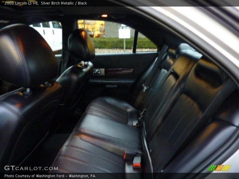 Silver Birch Metallic / Black 2003 Lincoln LS V8