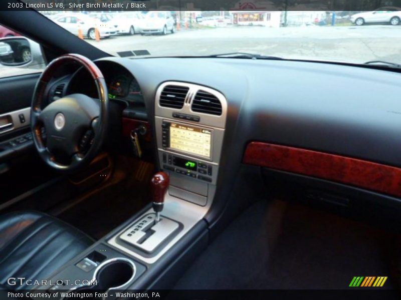 Silver Birch Metallic / Black 2003 Lincoln LS V8