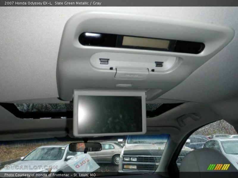 Slate Green Metallic / Gray 2007 Honda Odyssey EX-L