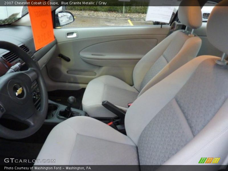 Blue Granite Metallic / Gray 2007 Chevrolet Cobalt LS Coupe