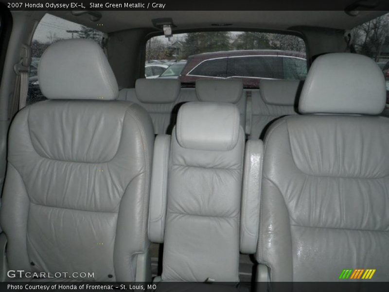 Slate Green Metallic / Gray 2007 Honda Odyssey EX-L