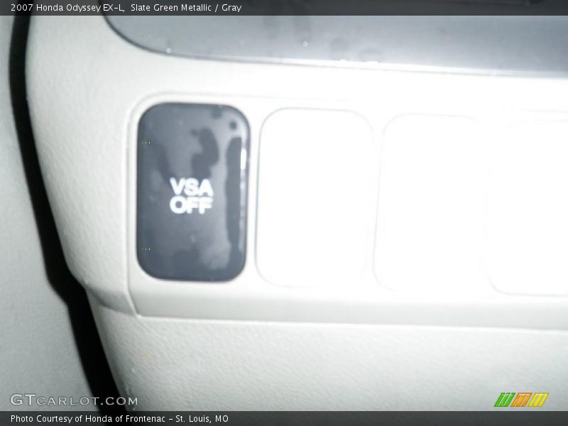 Slate Green Metallic / Gray 2007 Honda Odyssey EX-L