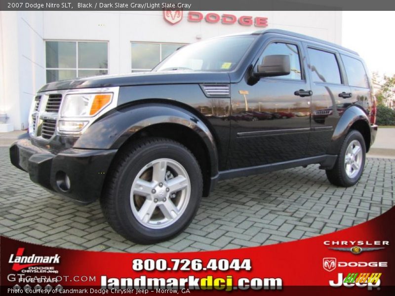 Black / Dark Slate Gray/Light Slate Gray 2007 Dodge Nitro SLT