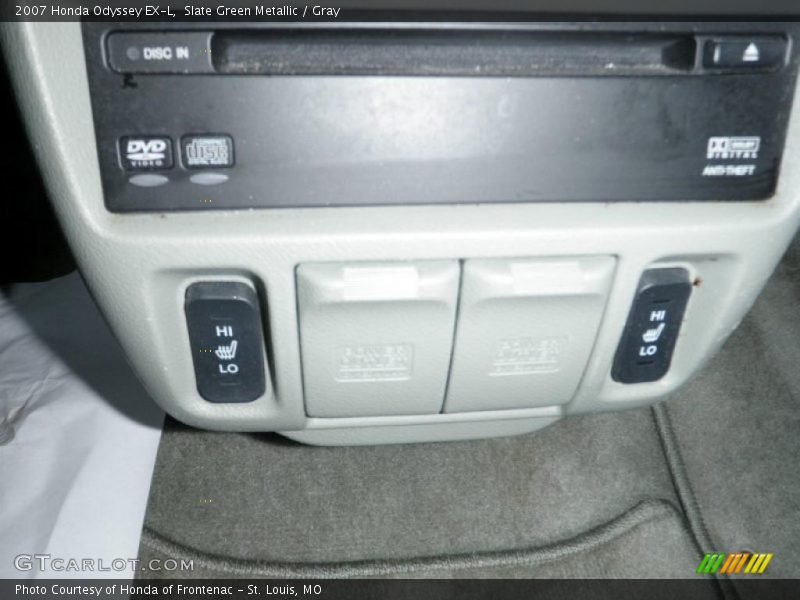 Slate Green Metallic / Gray 2007 Honda Odyssey EX-L