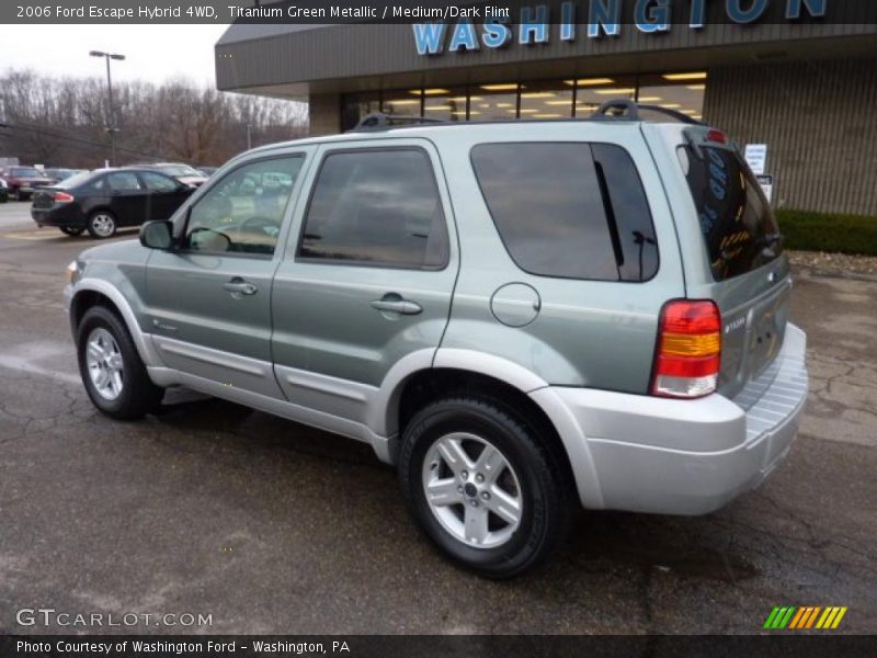 Titanium Green Metallic / Medium/Dark Flint 2006 Ford Escape Hybrid 4WD