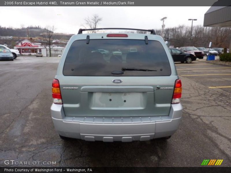 Titanium Green Metallic / Medium/Dark Flint 2006 Ford Escape Hybrid 4WD