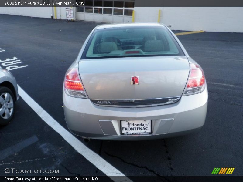 Silver Pearl / Gray 2008 Saturn Aura XE 3.5
