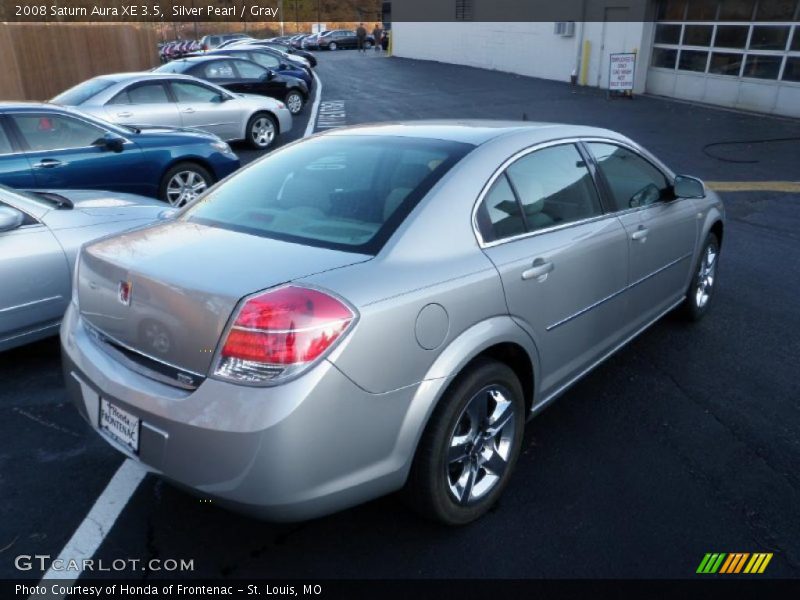 Silver Pearl / Gray 2008 Saturn Aura XE 3.5
