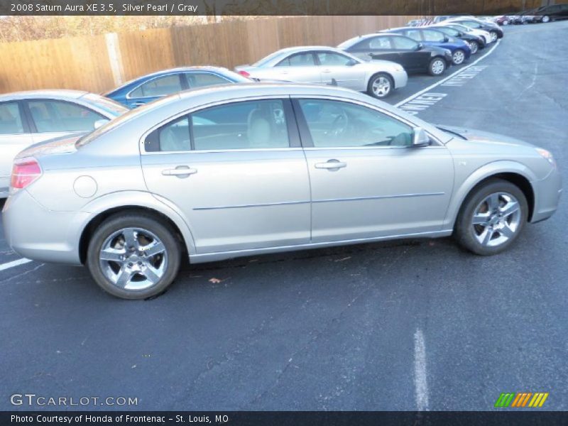 Silver Pearl / Gray 2008 Saturn Aura XE 3.5