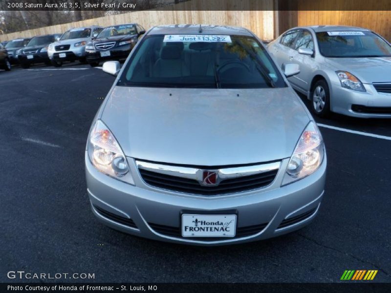 Silver Pearl / Gray 2008 Saturn Aura XE 3.5