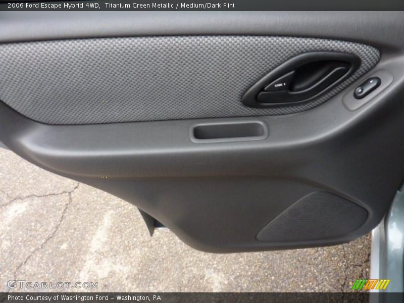 Titanium Green Metallic / Medium/Dark Flint 2006 Ford Escape Hybrid 4WD