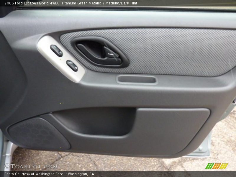 Titanium Green Metallic / Medium/Dark Flint 2006 Ford Escape Hybrid 4WD