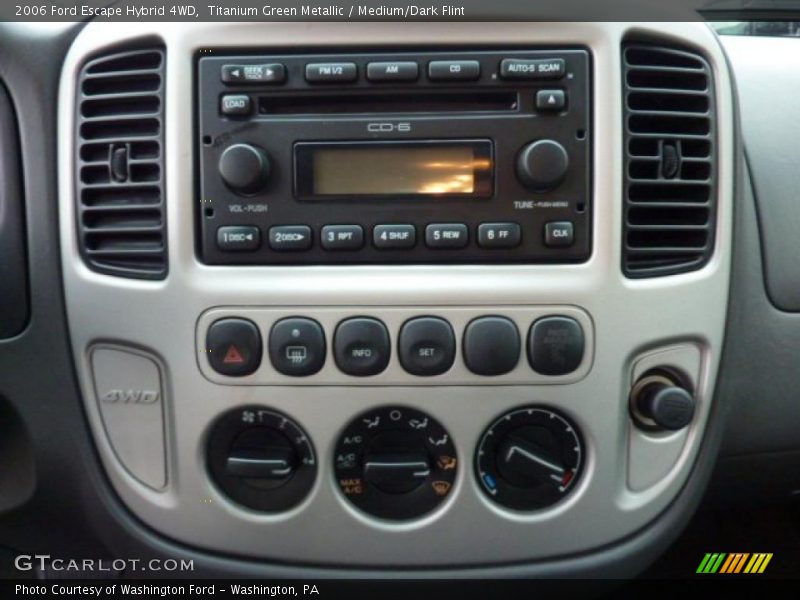 Controls of 2006 Escape Hybrid 4WD