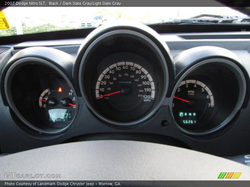 Black / Dark Slate Gray/Light Slate Gray 2007 Dodge Nitro SLT