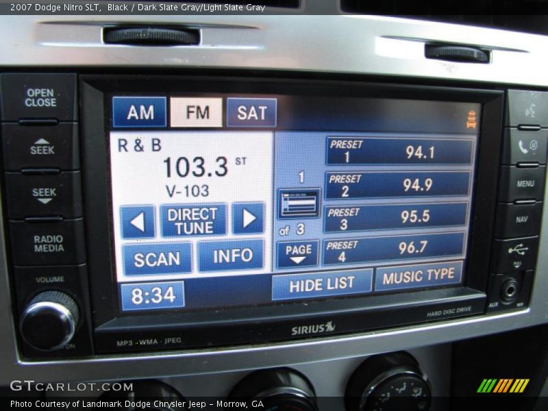 Black / Dark Slate Gray/Light Slate Gray 2007 Dodge Nitro SLT