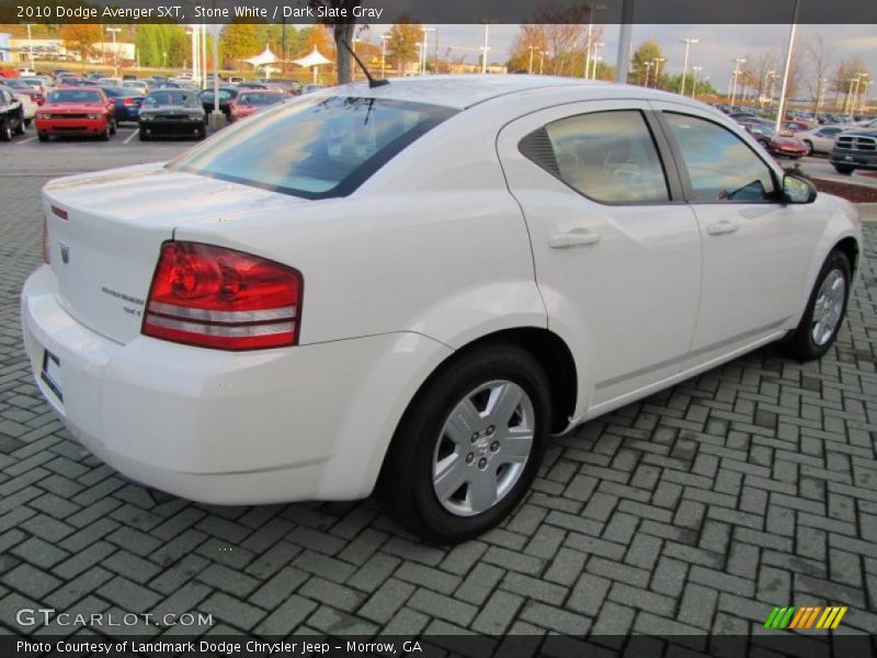 Stone White / Dark Slate Gray 2010 Dodge Avenger SXT