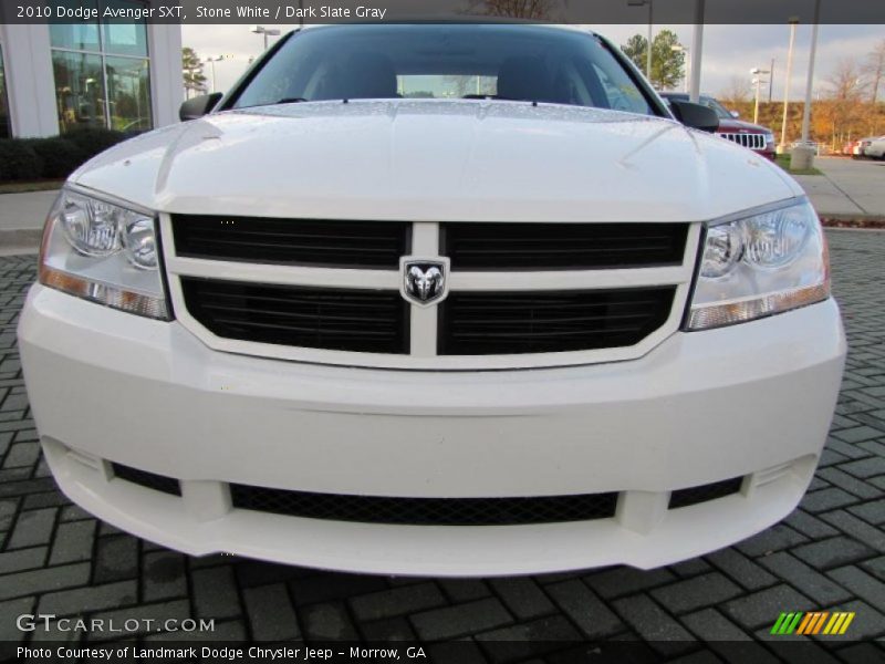 Stone White / Dark Slate Gray 2010 Dodge Avenger SXT