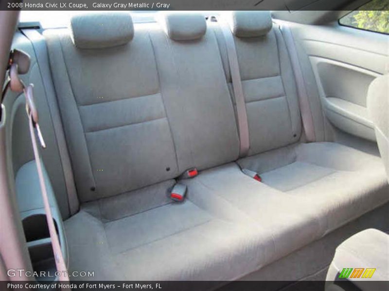 Galaxy Gray Metallic / Gray 2008 Honda Civic LX Coupe