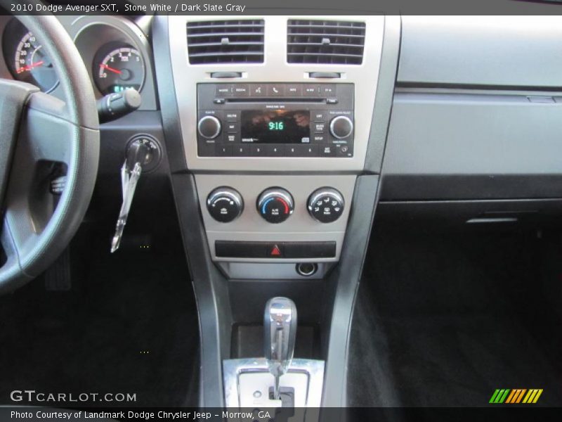 Stone White / Dark Slate Gray 2010 Dodge Avenger SXT