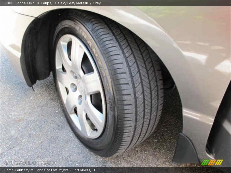 Galaxy Gray Metallic / Gray 2008 Honda Civic LX Coupe