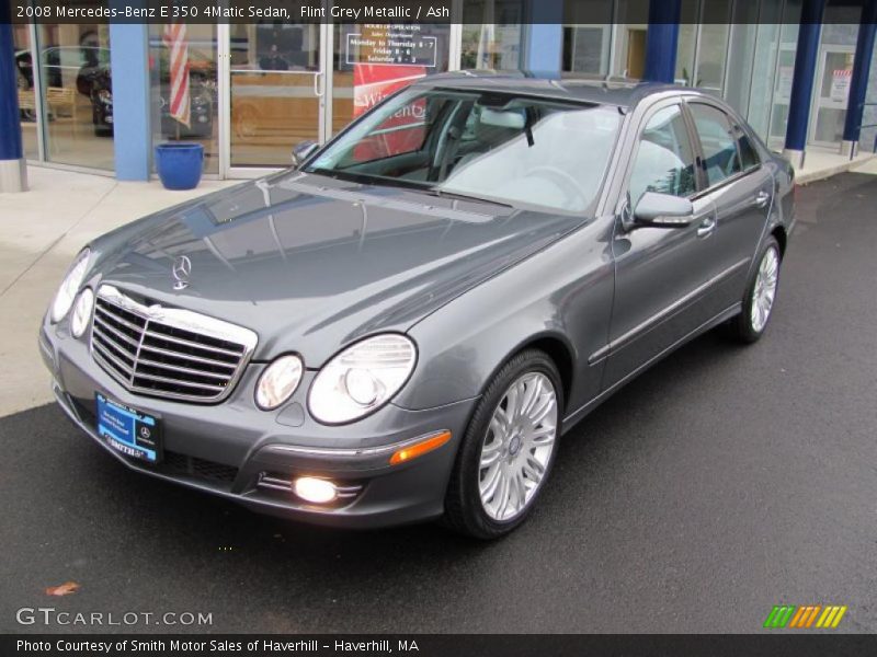 Flint Grey Metallic / Ash 2008 Mercedes-Benz E 350 4Matic Sedan