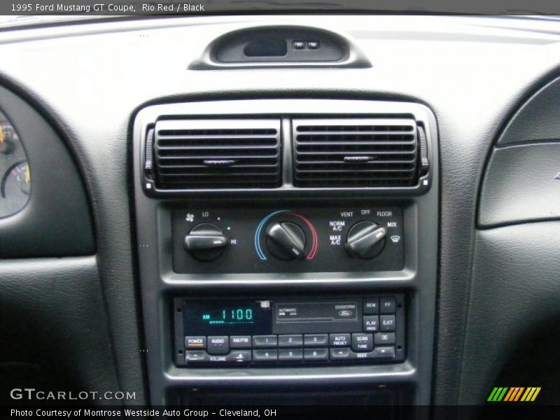 Controls of 1995 Mustang GT Coupe