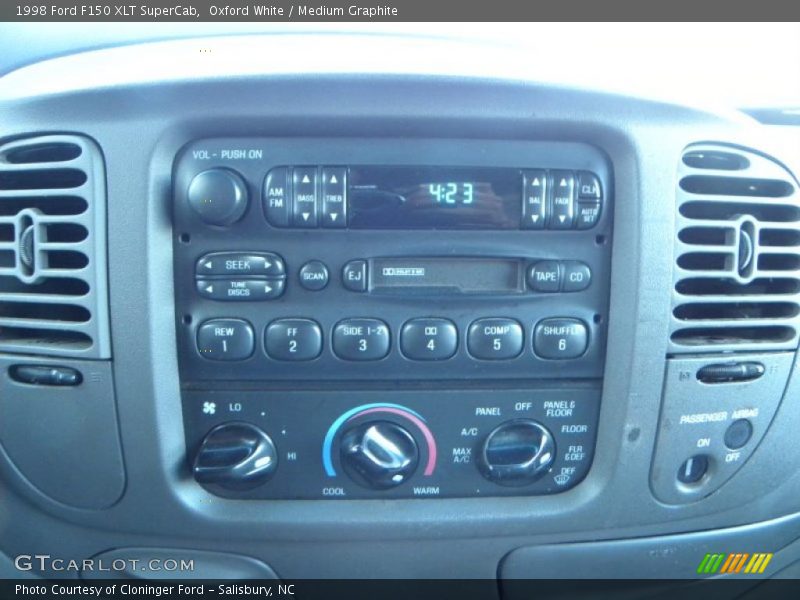 Oxford White / Medium Graphite 1998 Ford F150 XLT SuperCab
