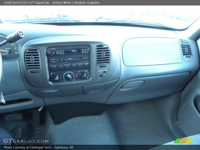 Oxford White / Medium Graphite 1998 Ford F150 XLT SuperCab