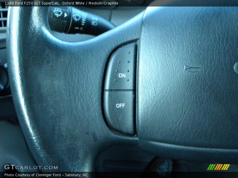 Oxford White / Medium Graphite 1998 Ford F150 XLT SuperCab