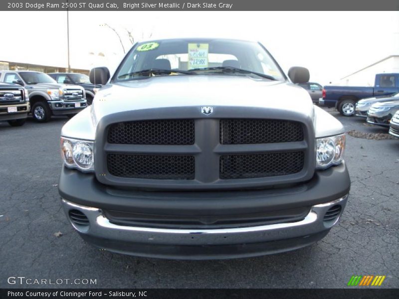 Bright Silver Metallic / Dark Slate Gray 2003 Dodge Ram 2500 ST Quad Cab