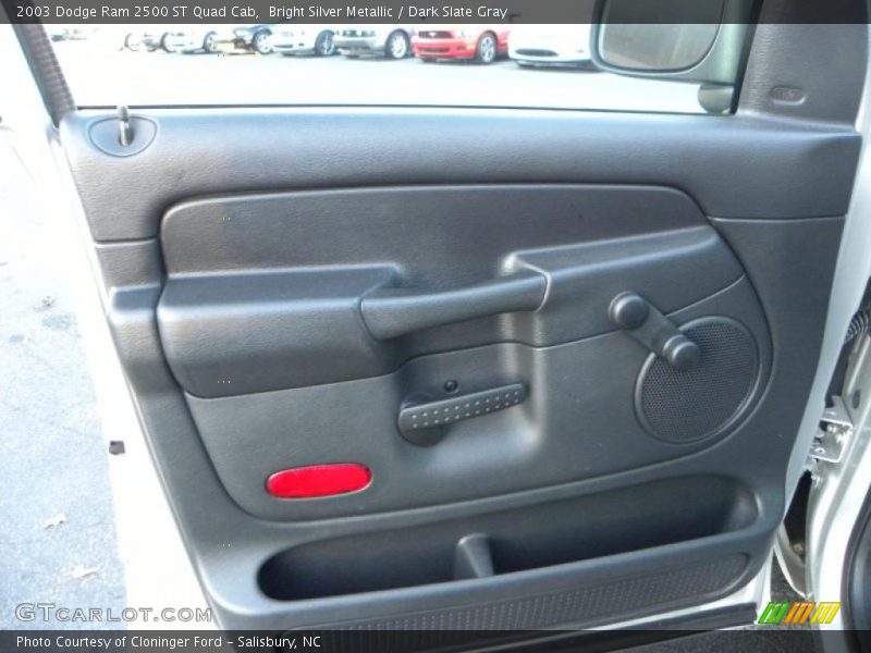 Bright Silver Metallic / Dark Slate Gray 2003 Dodge Ram 2500 ST Quad Cab