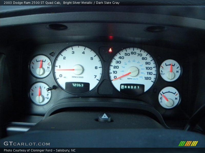  2003 Ram 2500 ST Quad Cab ST Quad Cab Gauges