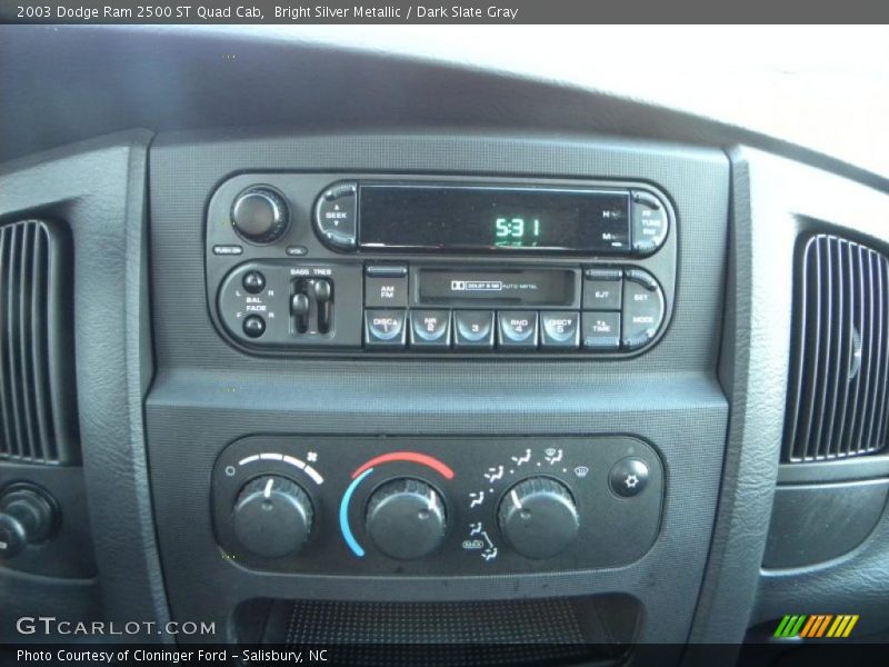 Bright Silver Metallic / Dark Slate Gray 2003 Dodge Ram 2500 ST Quad Cab