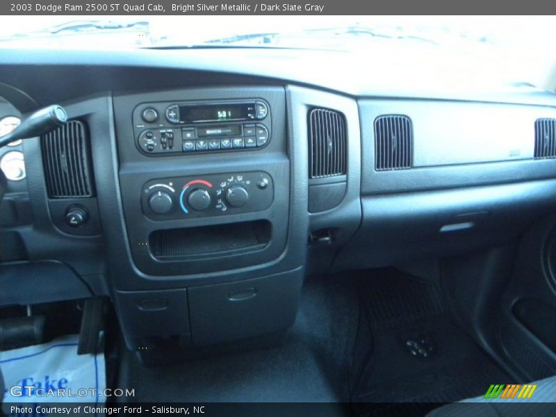 Bright Silver Metallic / Dark Slate Gray 2003 Dodge Ram 2500 ST Quad Cab