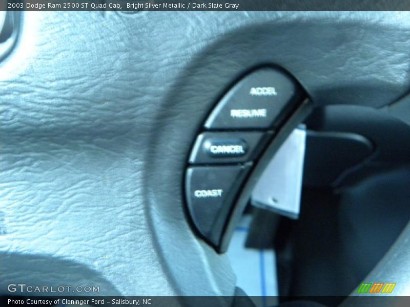 Bright Silver Metallic / Dark Slate Gray 2003 Dodge Ram 2500 ST Quad Cab