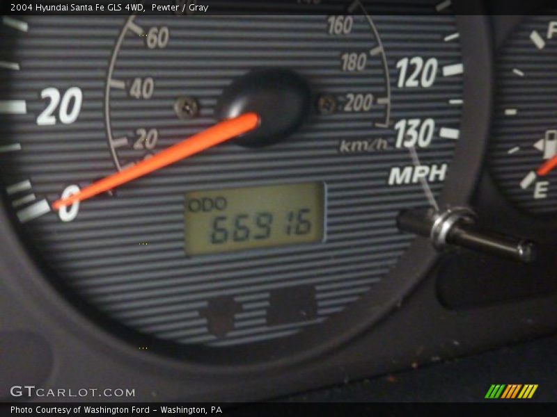 Pewter / Gray 2004 Hyundai Santa Fe GLS 4WD