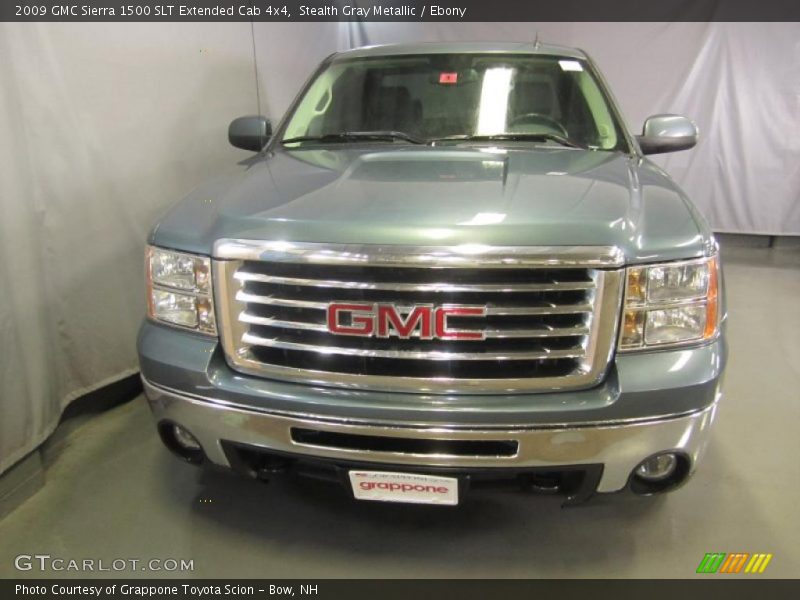 Stealth Gray Metallic / Ebony 2009 GMC Sierra 1500 SLT Extended Cab 4x4