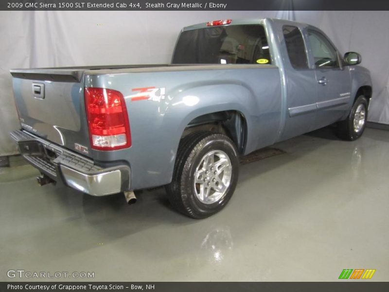 Stealth Gray Metallic / Ebony 2009 GMC Sierra 1500 SLT Extended Cab 4x4