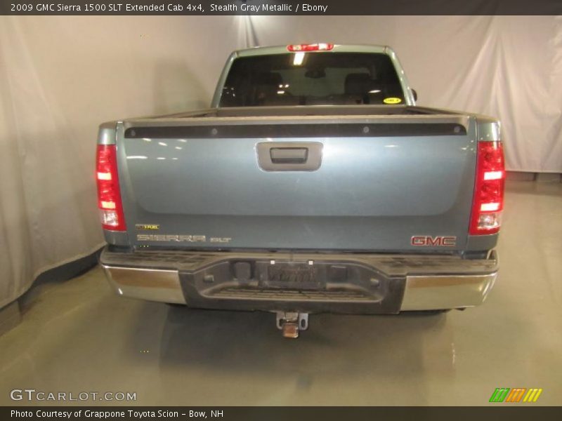 Stealth Gray Metallic / Ebony 2009 GMC Sierra 1500 SLT Extended Cab 4x4