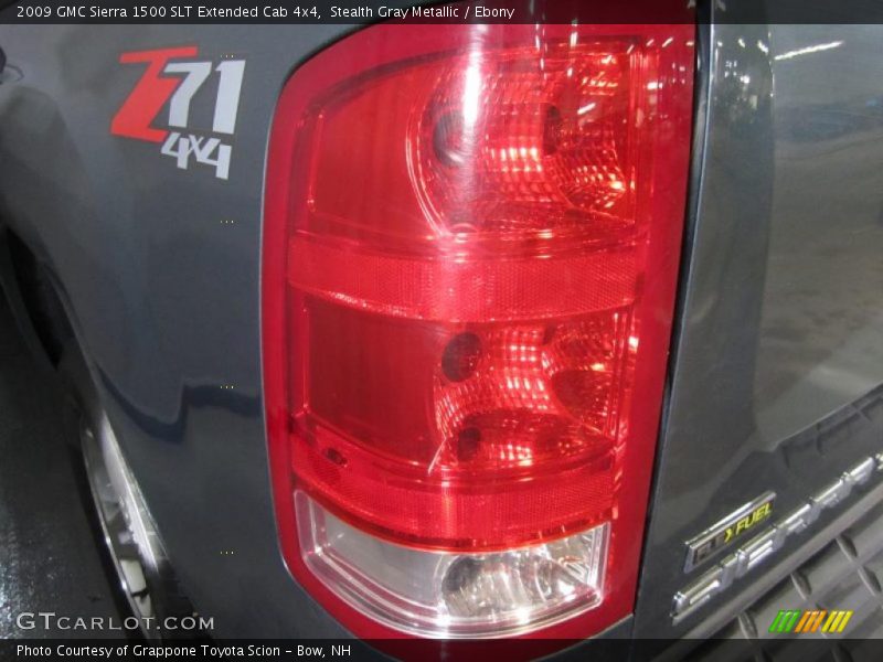 Stealth Gray Metallic / Ebony 2009 GMC Sierra 1500 SLT Extended Cab 4x4