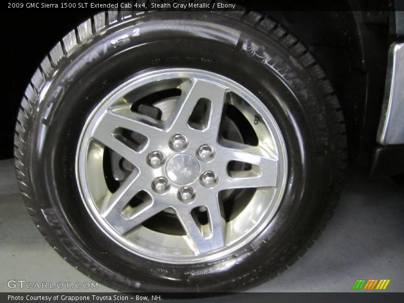 Stealth Gray Metallic / Ebony 2009 GMC Sierra 1500 SLT Extended Cab 4x4