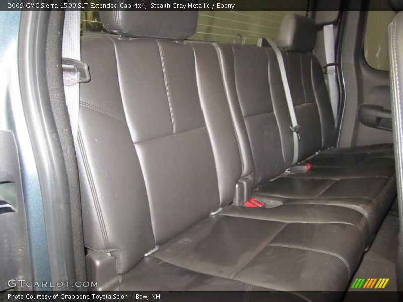  2009 Sierra 1500 SLT Extended Cab 4x4 Ebony Interior