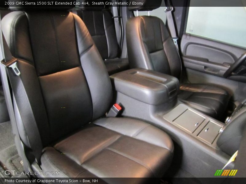 Stealth Gray Metallic / Ebony 2009 GMC Sierra 1500 SLT Extended Cab 4x4