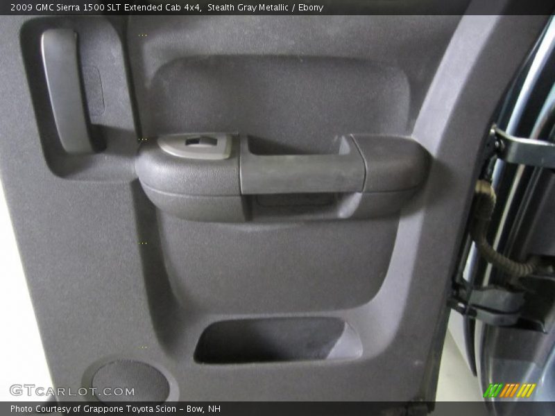 Stealth Gray Metallic / Ebony 2009 GMC Sierra 1500 SLT Extended Cab 4x4