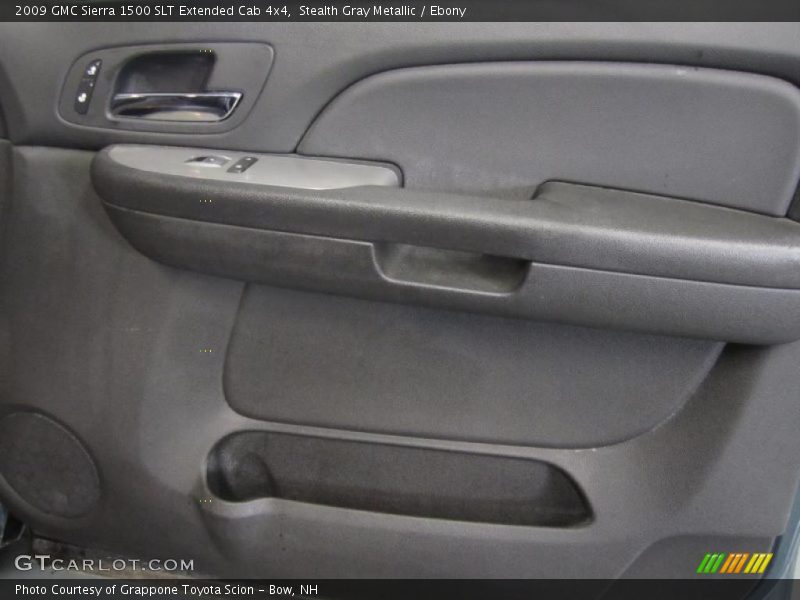Stealth Gray Metallic / Ebony 2009 GMC Sierra 1500 SLT Extended Cab 4x4