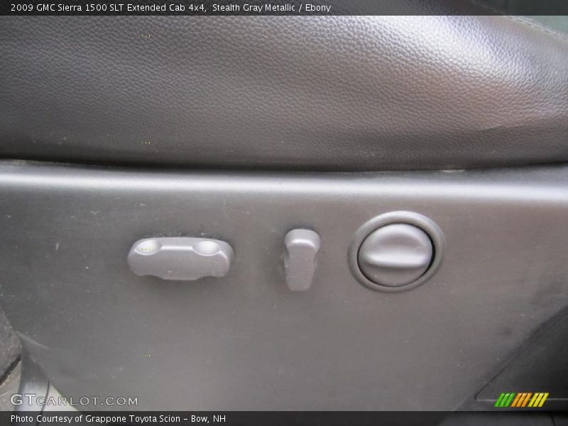 Stealth Gray Metallic / Ebony 2009 GMC Sierra 1500 SLT Extended Cab 4x4