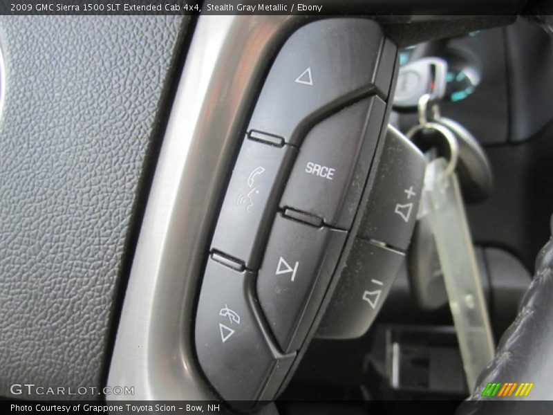 Stealth Gray Metallic / Ebony 2009 GMC Sierra 1500 SLT Extended Cab 4x4