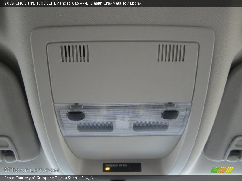 Stealth Gray Metallic / Ebony 2009 GMC Sierra 1500 SLT Extended Cab 4x4