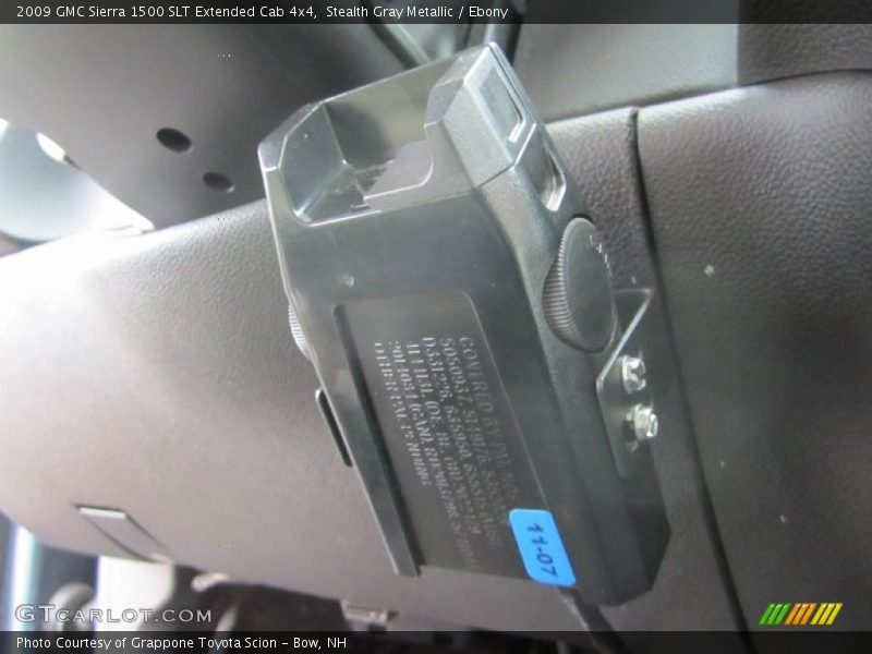 Stealth Gray Metallic / Ebony 2009 GMC Sierra 1500 SLT Extended Cab 4x4