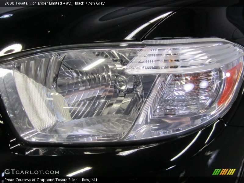Black / Ash Gray 2008 Toyota Highlander Limited 4WD